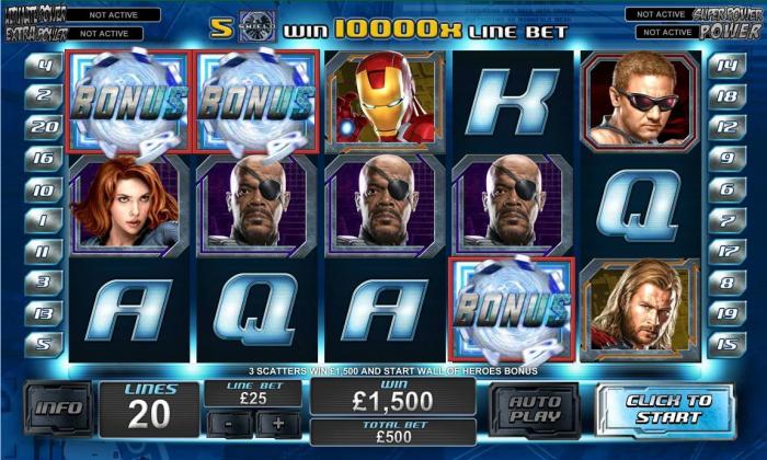 avengers slot